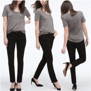 AG Adriano Goldschmied The Stilt Cigarette Black Jeans Size 26